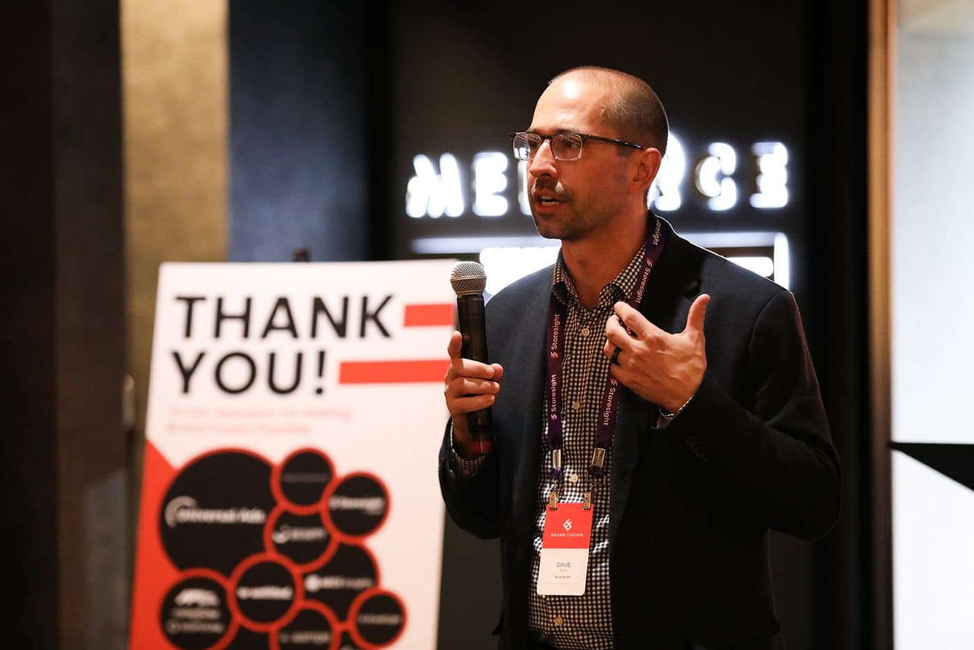 Dave speaking at Brand Fusion